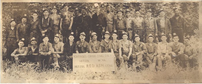 Miners at George's Creek Coal Company